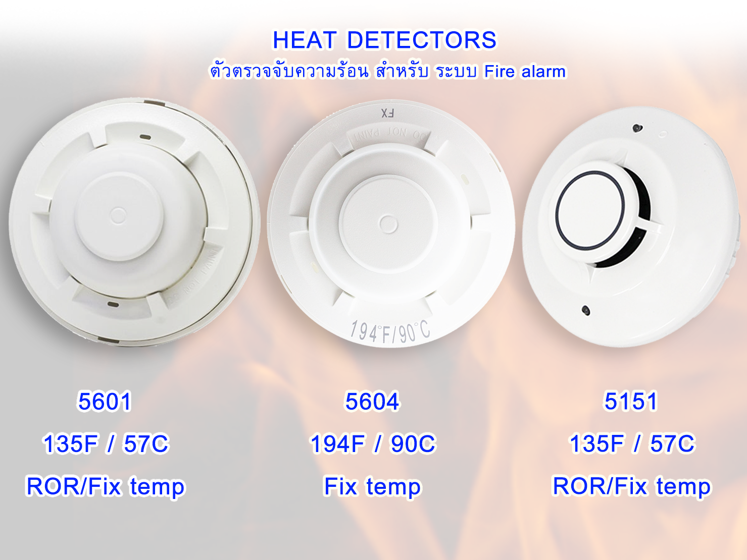 System Sensor 5602 - 194°F Fixed Temp / Rate of Rise Heat Detector